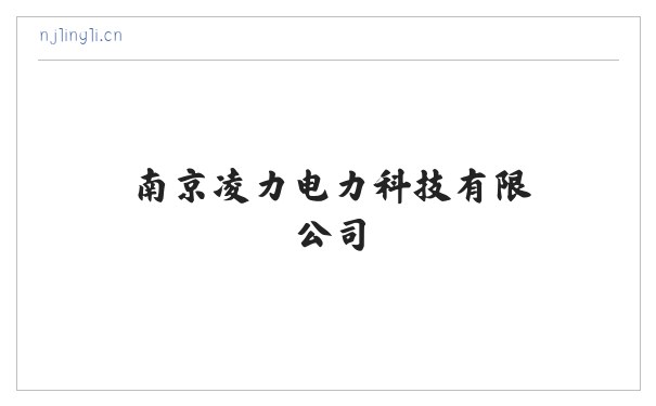 南京凌力电力科技有限公司|电力技术研发 缩略图